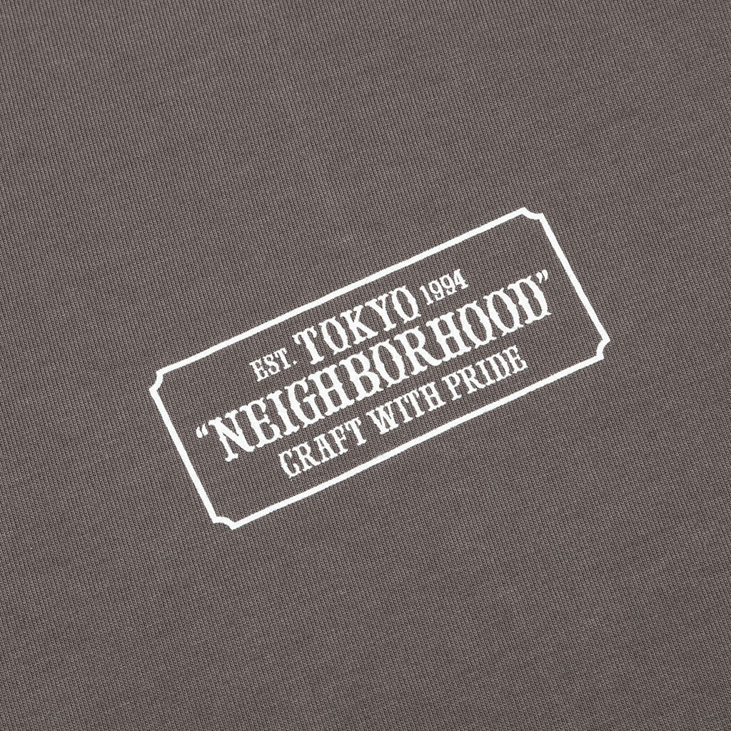 Bar & Shield L/S C-Tee - Grey