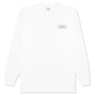 Bar & Shield L/S C-Tee - White
