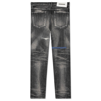 Block Savage DP Narrow 14OZ-PT Denim - Black