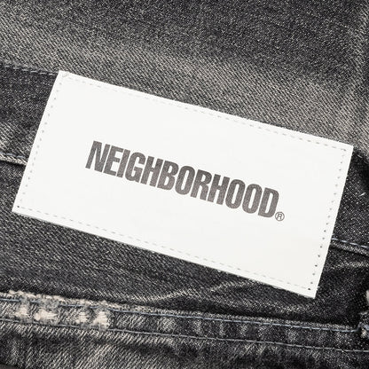 Block Savage DP Narrow 14OZ-PT Denim - Black