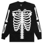 Bones L/S C-Tee - Black