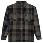 Nel Check / C-Shirt . LS - Khaki