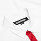 Tie Shirt LS - White/Red