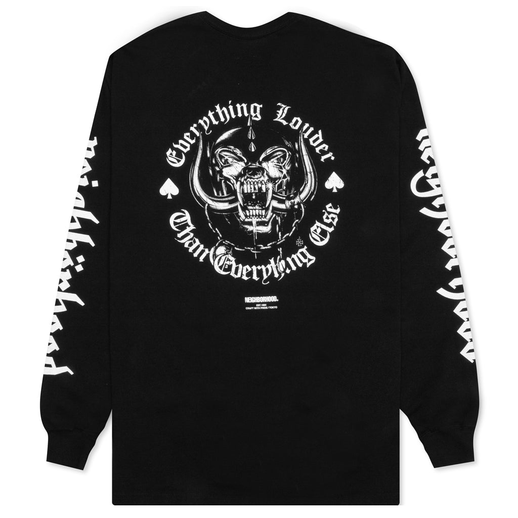 Neighborhood x Motor Head 2 L/S C-Tee - Black