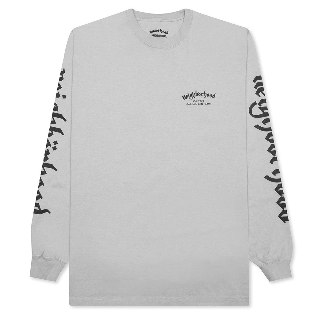 Neighborhood x Motor Head 2 L/S C-Tee - Grey