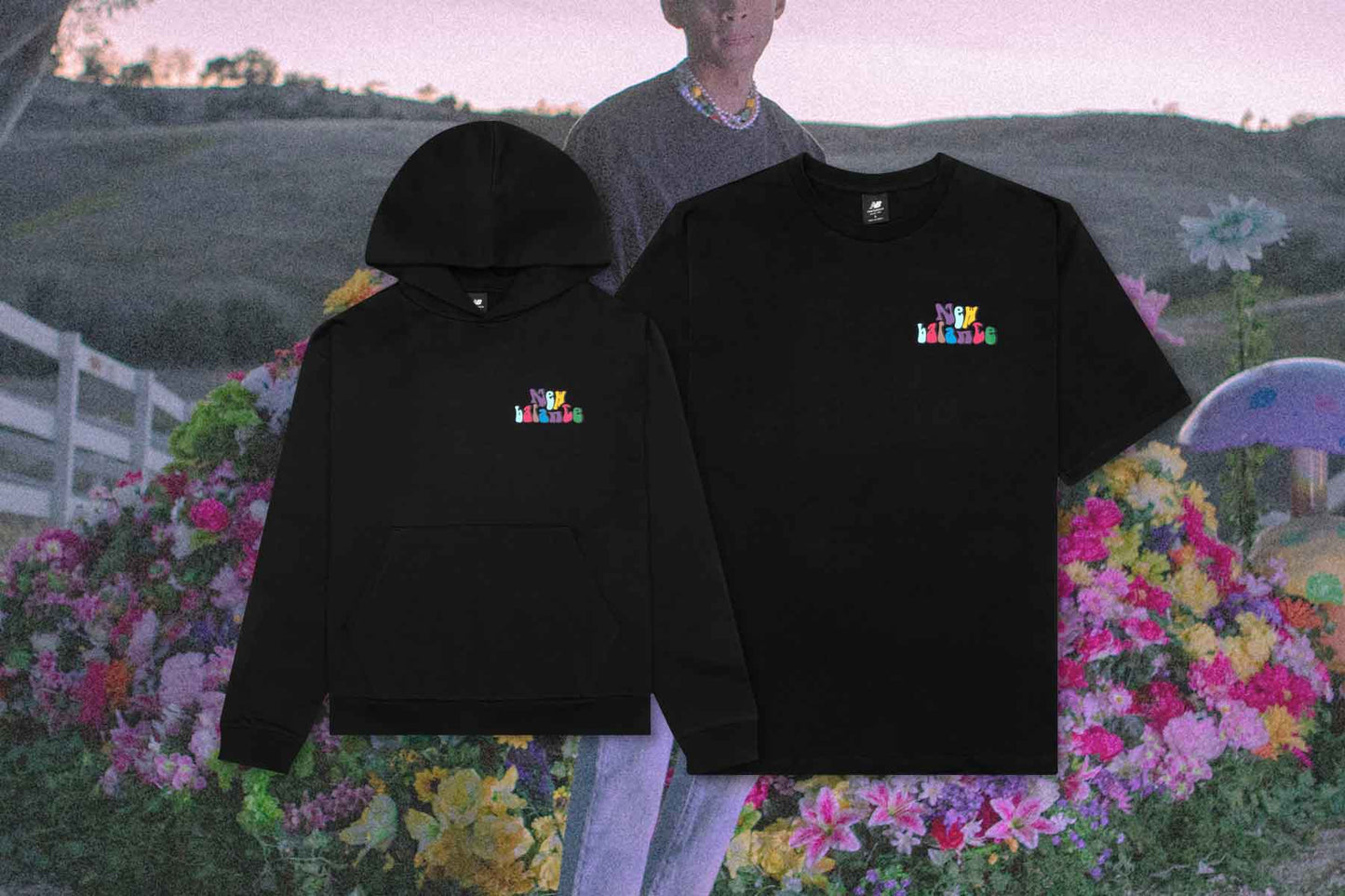 New Balance x Jaden Smith Tee 'Trippy Summer' - Black