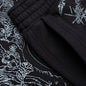 Wolf Print Board Shorts - Black