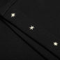 Star Print Board Shorts - Black