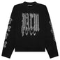 New Gothic Studded Crew - Black/Silver