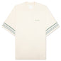 Floral Detail Cotton T-Shirt - Ivory