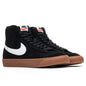 Women's Blazer Mid '77 Suede - Black/White/Gum Medium Brown/Total Orange