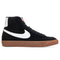 Women's Blazer Mid '77 Suede - Black/White/Gum Medium Brown/Total Orange