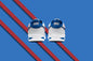Cortez Basic Leather 'Los Angeles' - White/Game Royal/University Red
