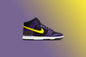 Dunk Hi Premium EMB - Black/Opti Yellow/Court Purple