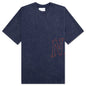 Fadeaway T-Shirt - Midnight Navy/Orange Blaze