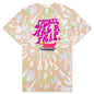Sportswear Black Light Tie-Dye T-Shirt - Sail/Pink Oxford