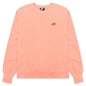 Sportswear Classic Fleece Crew - Apricot Agate/Light Sienna