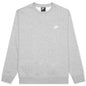 Sportswear Club Fleece Crew - Dark Grey Heather/White