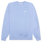 Sportswear Club Fleece Crew - Light Marine/White