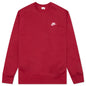 Sportswear Club Fleece Crew - Pomegranate/White