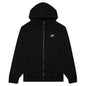 Sportswear Club Fleece Full-Zip Hoodie - Black/Iron Grey/White