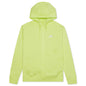 Sportswear Club Fleece Full-Zip Hoodie - Light Lemon Twist/White