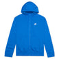 Sportswear Club Fleece Full-Zip Hoodie - Signal Blue/White