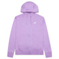 Sportswear Club Fleece Full-Zip Hoodie - Violet Star/White