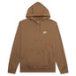 Sportswear Club Fleece Pullover Hoodie - Dark Driftwood/White