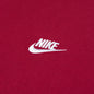 Sportswear Club Fleece Pullover Hoodie - Pomegranate/White