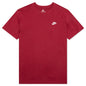 Sportswear Club T-Shirt - Pomegranate/White