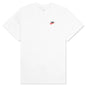 Sportswear Club T-Shirt - White/Black/University Red
