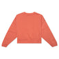 Sportswear Collection Essentials Women's Oversized Fleece Crew Sweatshirt - Madder Root/White