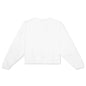 Sportswear Collection Essentials Women's Oversized Fleece Crew Sweatshirt - White/Black