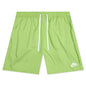 Sportswear Sport Essentials Woven Lined Flow Shorts - Vivid Green/White