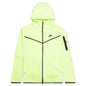 Sportswear Tech Fleece Full Zip Up Hoodie - Light Liquid Lime/Black