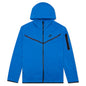 Sportswear Tech Fleece Full Zip Up Hoodie - Signal Blue/Black