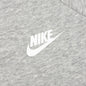 Sportswear Women's Club Essential 1/4 Zip Fleece Hoodie - Dark Grey Heather/White