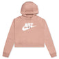 Sportswear Women's Essential Cropped Hoodie - Rose Whisper/White