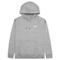Sportswear Women’s Essential Fleece Pullover Hoodie - Dark Grey Heather/White