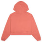 Sportswear Women's Oversized Pullover Hoodie - Madder Root/White