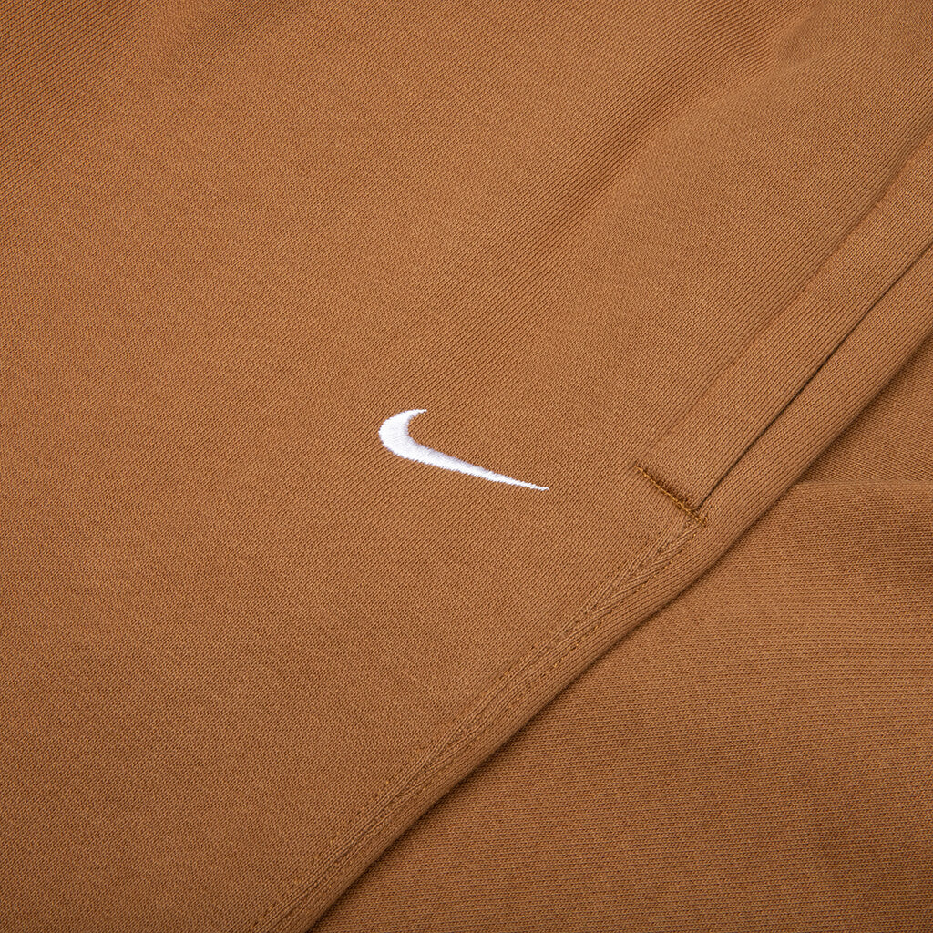 Women's Solo Swoosh Fleece Pants - Ale Brown/White