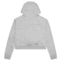 Women's Sportswear Essential Cropped Hoodie - Dark Grey Heather/White