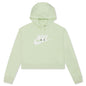 Sportswear Women's Essential Cropped Hoodie - Lime Ice/White