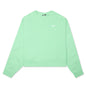 Women's Sportswear Essentials Fleece Crew - Cucumber Calm/White