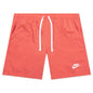 Woven Shorts - Magic Ember/White