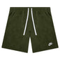 Woven Shorts - Rough Green/White