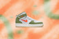 Air Force 1 Mid QS - White/Total Orange/Oil Green