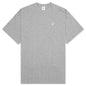NikeLab Heavyweight T-Shirt - Dark Grey Heather/White
