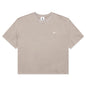NikeLab Women's Fleece T-Shirt - Malt/White